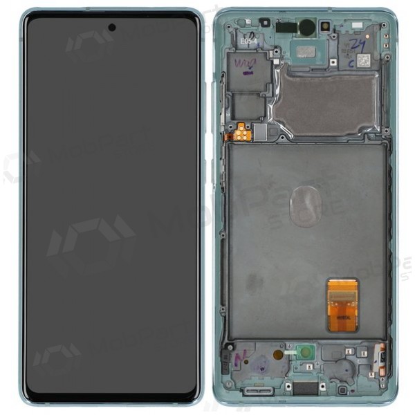 Ekranas Samsung G780/G781 S20 FE su lietimui jautriu stikliuku y rėmeliu Cloud Mint Oled (real size)
