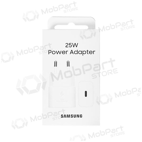 Cargador original Samsung EP-T2510NWEGEU 25W en el paquete blanco