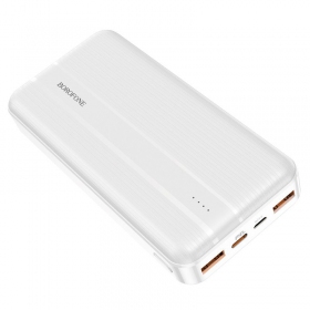 Batería externa Power Bank Borofone BJ9A Type-C PD+Quick Charge 3.0 (3A) 20000mAh Blanco