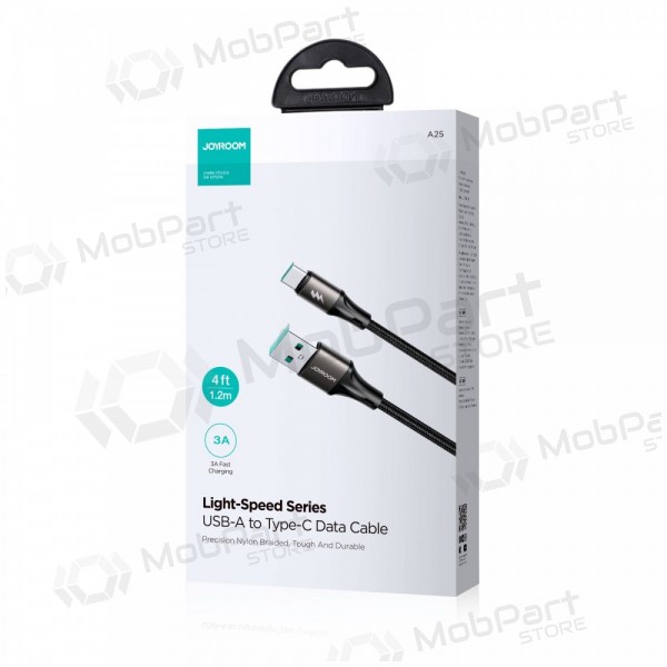 USB cable Joyroom SA25-AC3 USB to USB-C 3A 2.0m negro