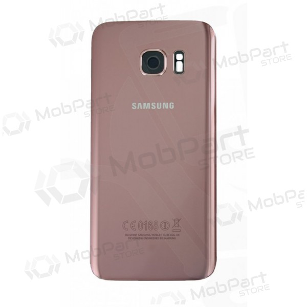 Samsung G930F Galaxy S7 tapa trasera de la batería rosado (rose pink) (usada grade A, original)