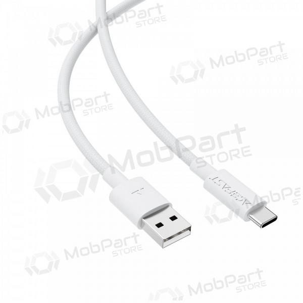 USB cable Acefast C18-04 USB-A to USB-C 1.2m blanco