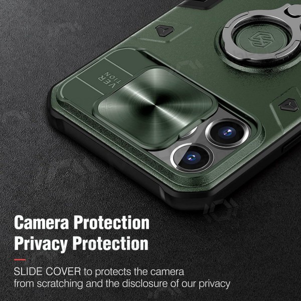 Apple iPhone 14 funda „Nillkin Armor Pro“ (verde)