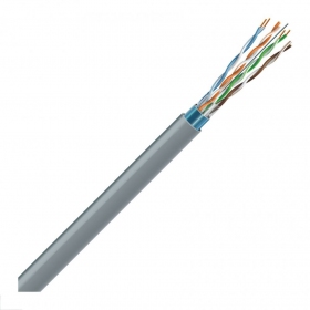 Cable de red LAN ECG FTP 6 (interior, apantallado, PVC, 305m, Eca, 24 AWG/0.54mm)