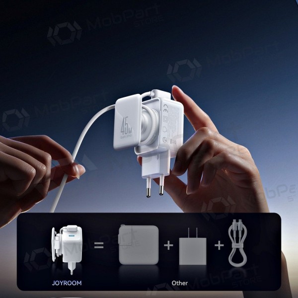 Cargador Joyroom JR-TCL05 45W 2xUSB-C blanco