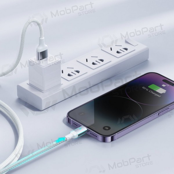 USB cable Joyroom S-UL012A10 USB to Lightning 2.4A 1.2m blanco