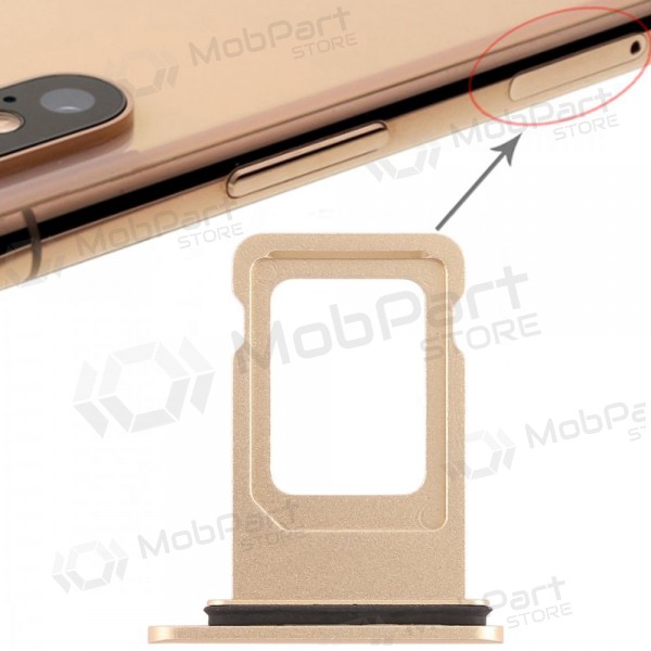 Apple iPhone XR Titular de la tarjeta SIM (dorado)