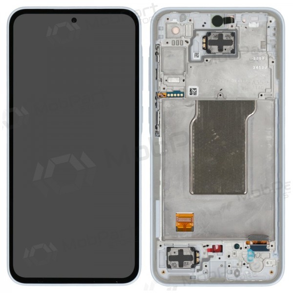 Samsung Galaxy A35 pantalla (Awesome Iceblue) (con un marco) (original) Samsung Galaxy A35 pantalla (Awesome Iceblue) (con un marco) (original)