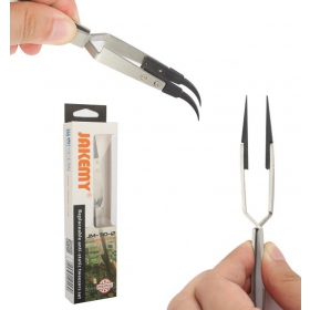 Pinza metálica antiestática Jakemy JM-T10-12 ESD (replaceable head)