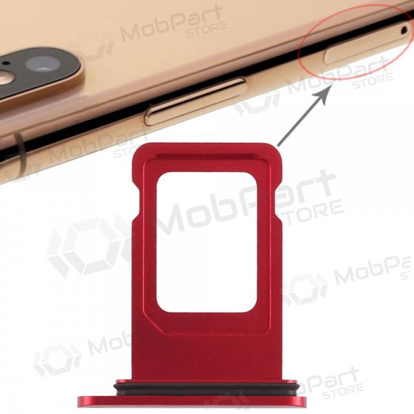 Apple iPhone XR (Dual) Titular de la tarjeta SIM (rojo)