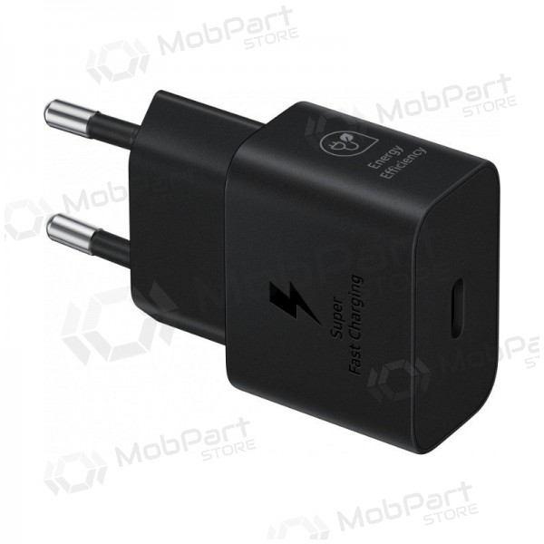 Cargador original Samsung EP-T2510NBEGEU 25W en el paquete negro