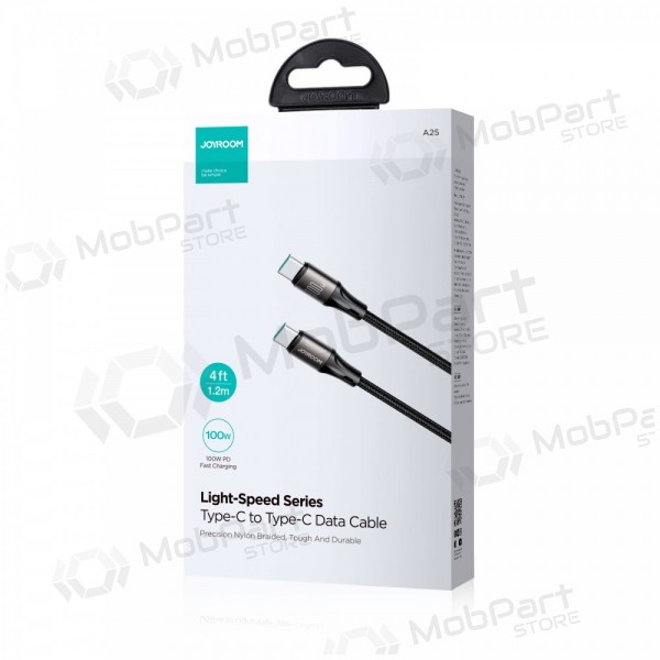 USB cable Joyroom SA25-CC5 USB-C to USB-C 100W 1.2m negro