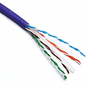 Cable de red Excel 190-071-500 Cat6 U/UTP (LSOH, 23AWG, B2CA, violeta, bobina de 500 m.)