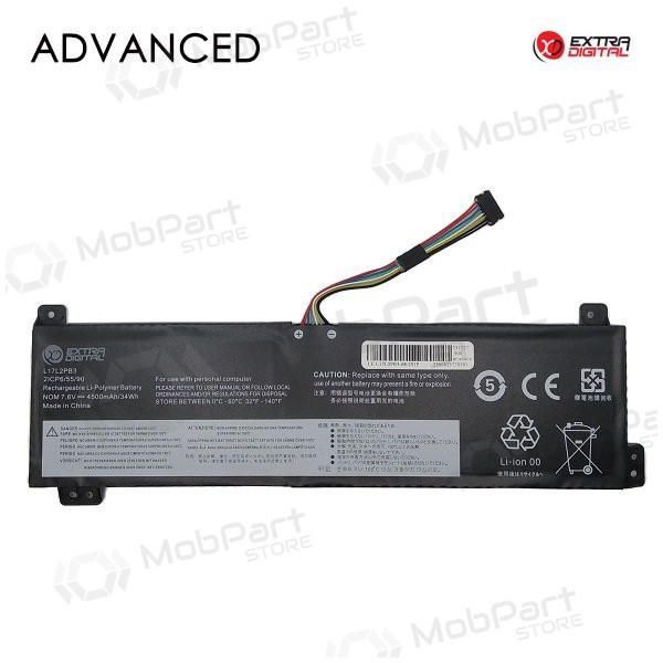 Lenovo L17L2PB3, 4500mAh Bateria para portatil, Advanced Lenovo L17L2PB3, 4500mAh Bateria para portatil, Advanced