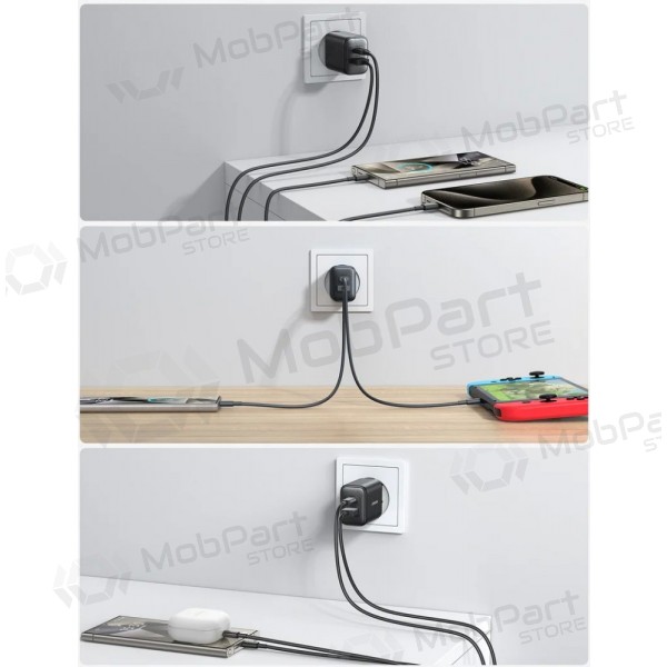 Cargador Joyroom JR-TCF13 USB-C/USB-A 25W negro