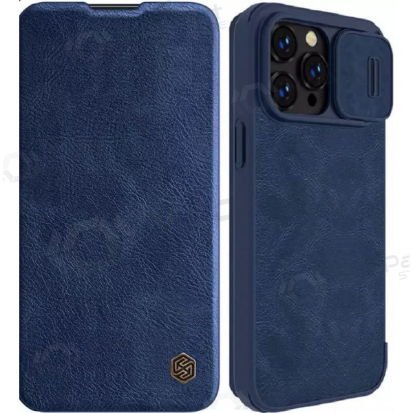 Apple iPhone 14 Plus funda „Nillkin Leather“ (azul)