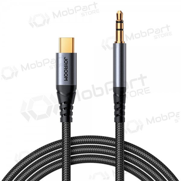 Audio cable Joyroom SY-A07 USB-C to 3,5mm 1.2m negro