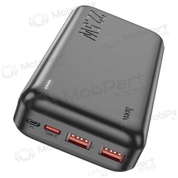 Batería externa Power Bank Hoco J101A PD 20W+Quick Charge 3.0 22.5W 20000mAh negro
