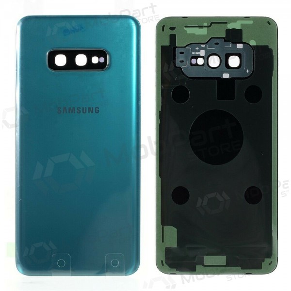 Samsung G970 Galaxy S10e tapa trasera de la batería verde (Prism Green) (usada grade B, original) Samsung G970 Galaxy S10e tapa trasera de la batería verde (Prism Green) (usada grade B, original)
