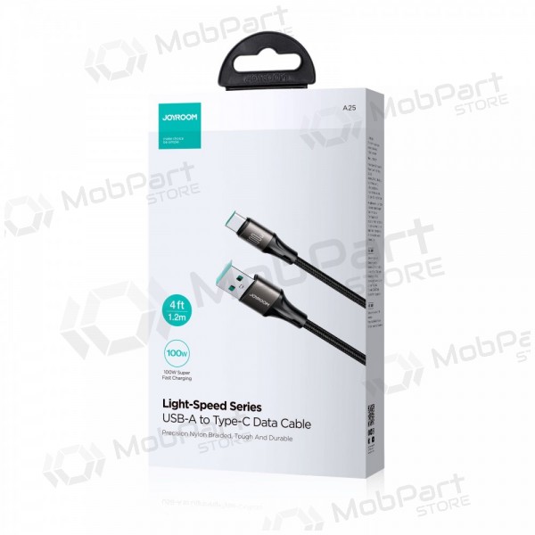 USB cable Joyroom SA25-AC6 USB to USB-C 100W 1.2m negro