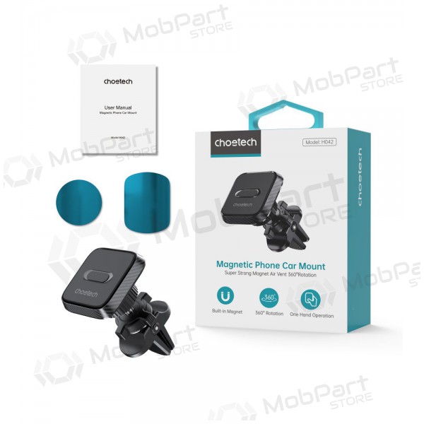 Soporte para teléfono de coche Choetech H042 negro