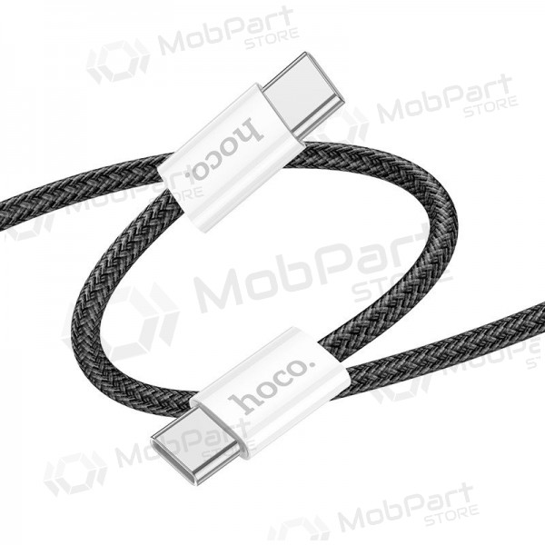 USB cable Hoco X104 60W USB-C to USB-C 2.0m negro