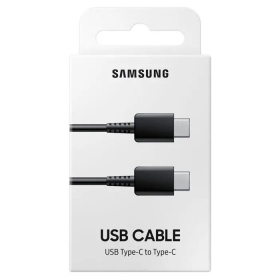 USB cable original Samsung EP-DA705 Type-C-Type-C 1.0m en el paquete negro
