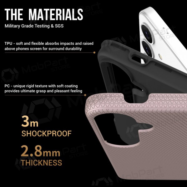 Samsung Galaxy S24 FE funda „Perfectionists“ (rožinio aukso)