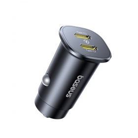 Cargador de coche Baseus GoTrip 2xUSB-C 30W negro C00072300123-01