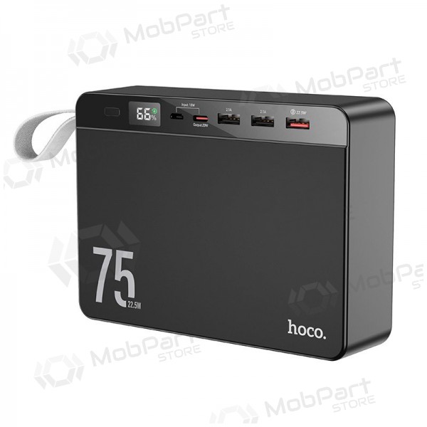Batería externa Power Bank Hoco J94 Overlord 22.5W 75000mAh negro
