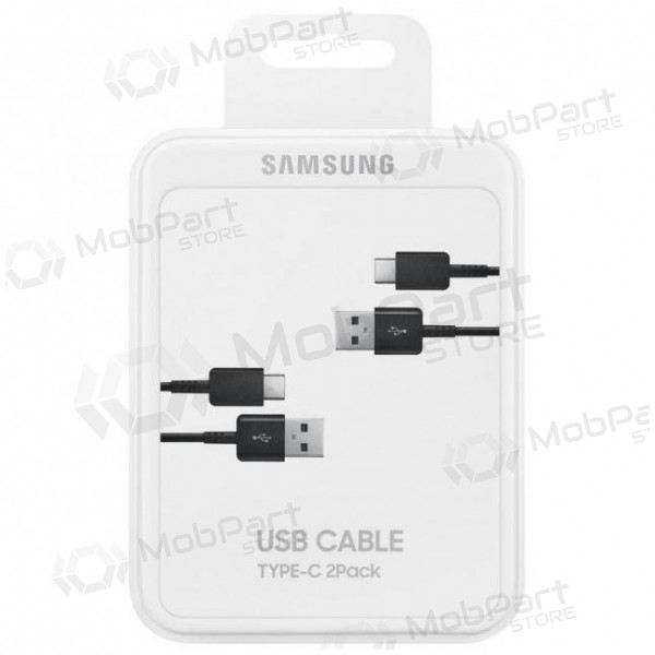 USB cable Samsung EP-DG930MBEGWW Type-C 1.5m 2piezas. (negro) (OEM)
