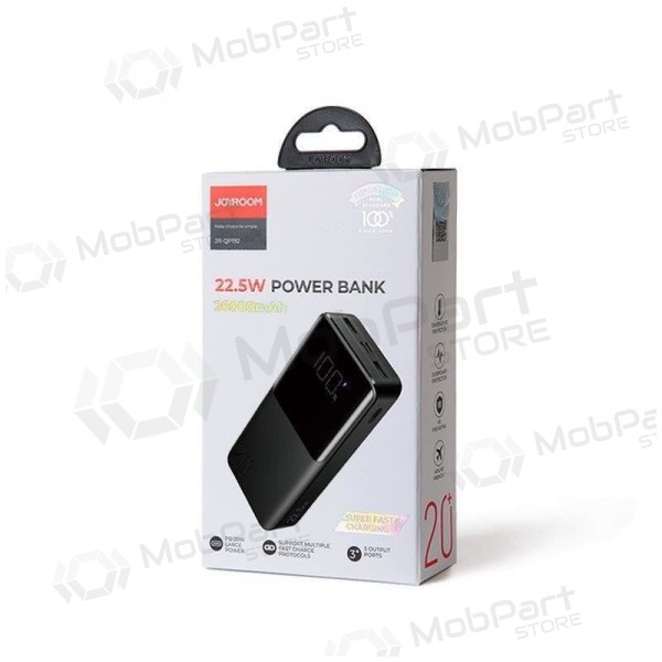 Batería externa Power Bank Joyroom JR-QP192 22.5W 20000mAh negro