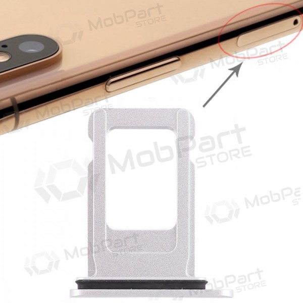 Apple iPhone XR Titular de la tarjeta SIM (blanco)