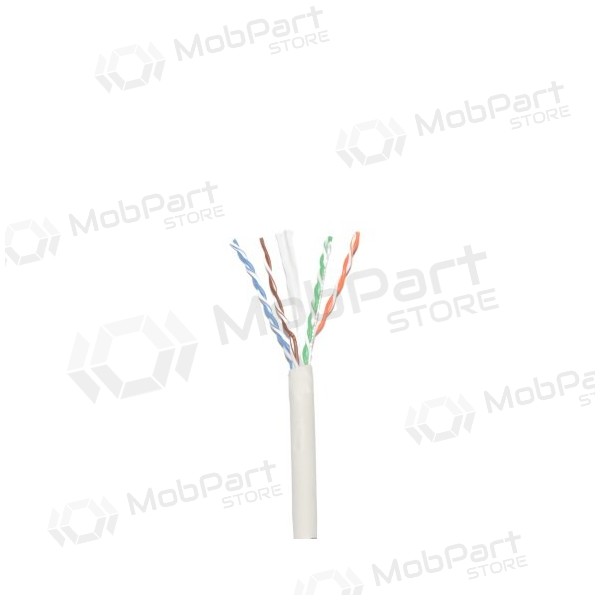 Cable de conexión LTECH UTP 5E clase de reacción al fuego Cca, libre de halógenos (carrete de 305m).