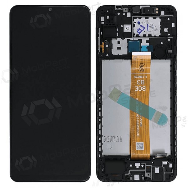 Samsung Galaxy A12s pantalla (negro) (con un marco) (Premium)