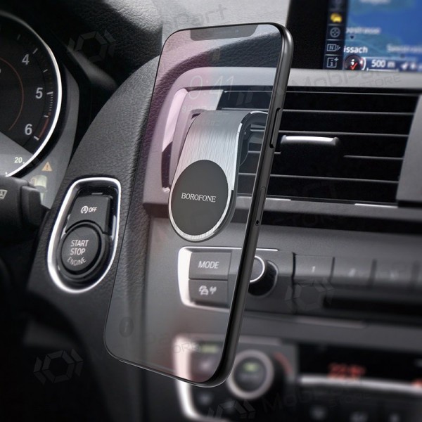 Automobilinis Universal telefono laikiklis Borofone BH10, mounted on ventilation grilles, magnetic, negro