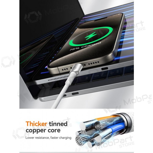 USB cable Joyroom S-A51 USB-C to Lightning 30W 1.2m gris