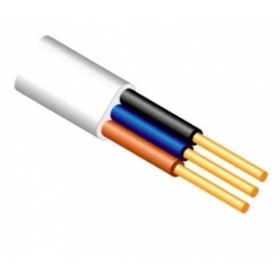Cable de alimentación Lietkabelis YDYp 3x1.0 mm² de cobre PVC rollo de 100 m.