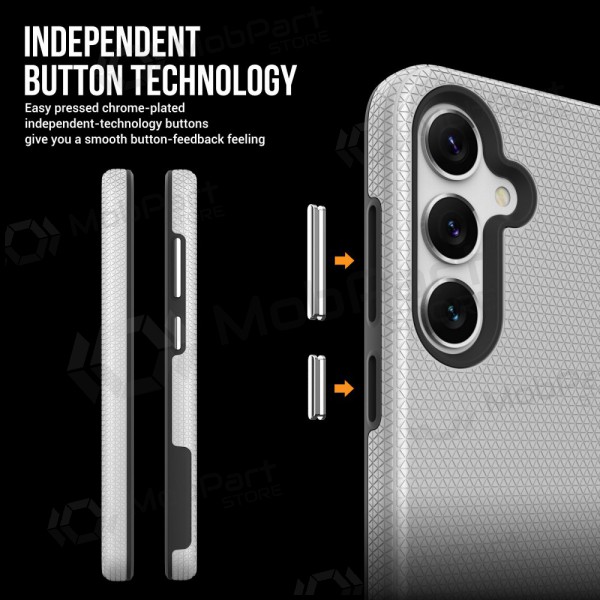 Samsung Galaxy A26 funda „Perfectionists“ (plata)