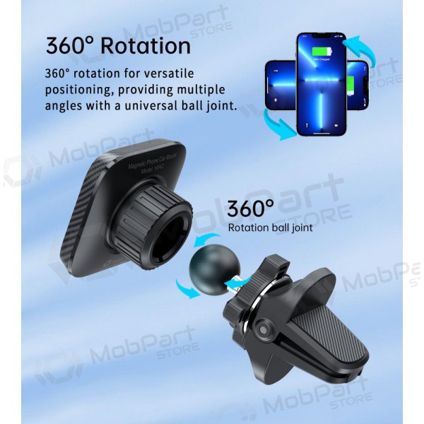 Soporte para teléfono de coche Choetech H042 negro