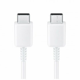 USB cable original Samsung EP-DA705BWE 25W 3A Type-C-Type-C 1.0m blanco