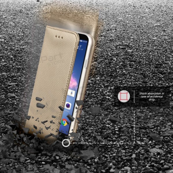Xiaomi Redmi A5, Poco C71 (173,45x79,35x8,45) funda - Smart Magnet (dorado)