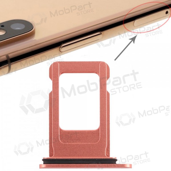 Apple iPhone XR Titular de la tarjeta SIM rosado (Coral)