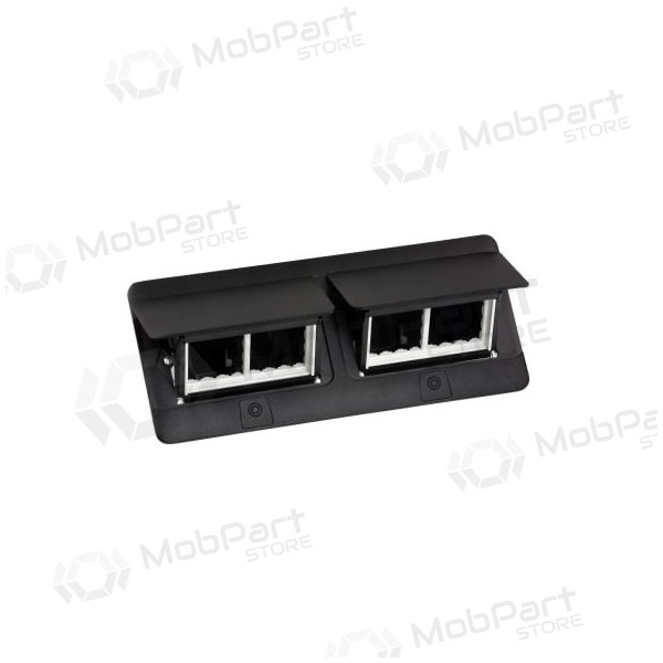 Įleidžiama modulinė dėžutė 2x4 mod. Legrand 654005 (metalinė, negro)