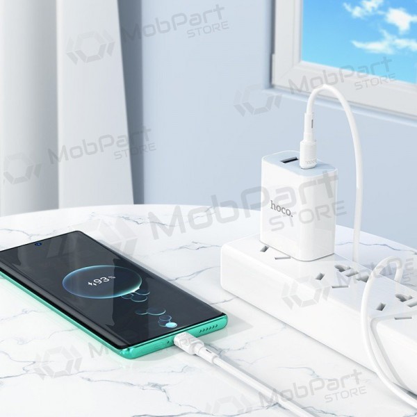 USB cable Hoco X83 60W Type-C to Type-C 1.0m blanco