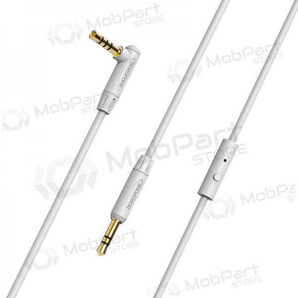 Audio adaptador 3,5mm į 3,5mm Borofone BL5 AUX (gris) Audio adaptador 3,5mm į 3,5mm Borofone BL5 AUX (gris)