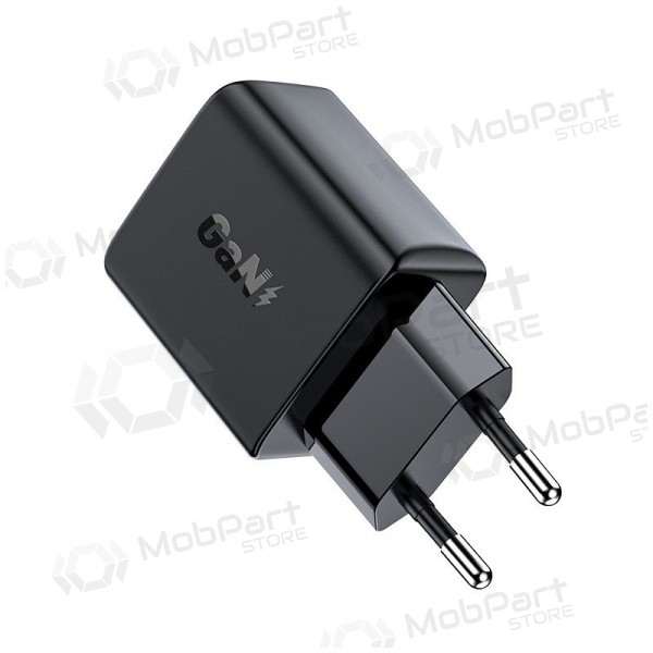 Cargador buitinis Acefast A21 30W GaN USB-C negro