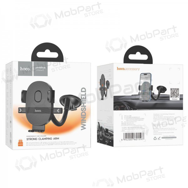 Soporte para teléfono de coche Hoco H20 negro