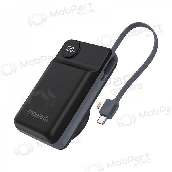 Batería externa Power Bank Choetech B696 15W Magsafe 20000mAh negro