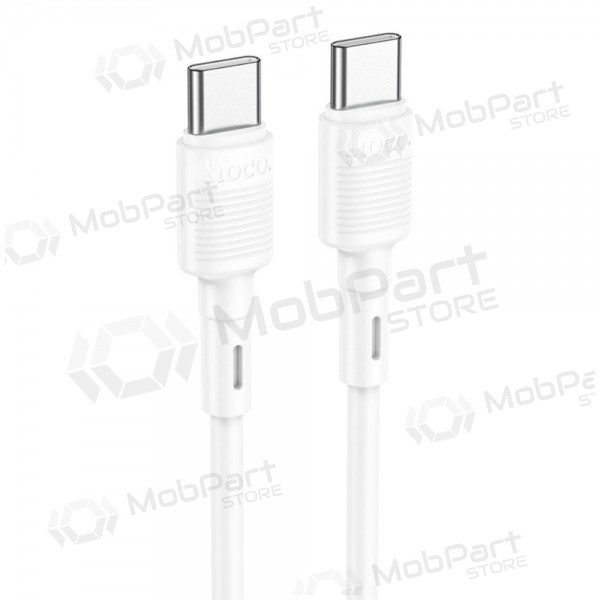 USB cable Hoco X83 60W Type-C to Type-C 1.0m blanco